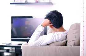 How Slouching on the Couch while Watching TV Strains Your Neck