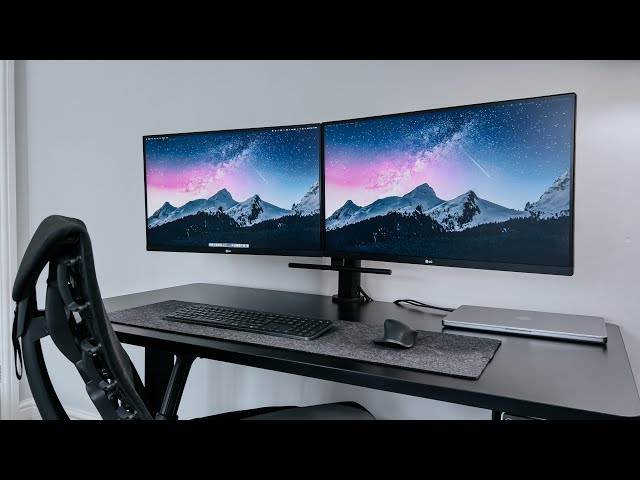 How to Use Dual Monitors Without Straining Your Neck