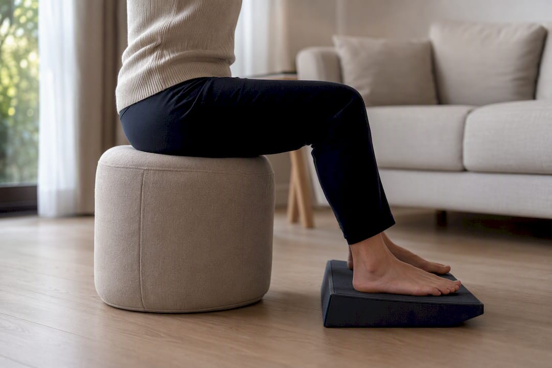 Neutral pelvis alignment with footrest support
