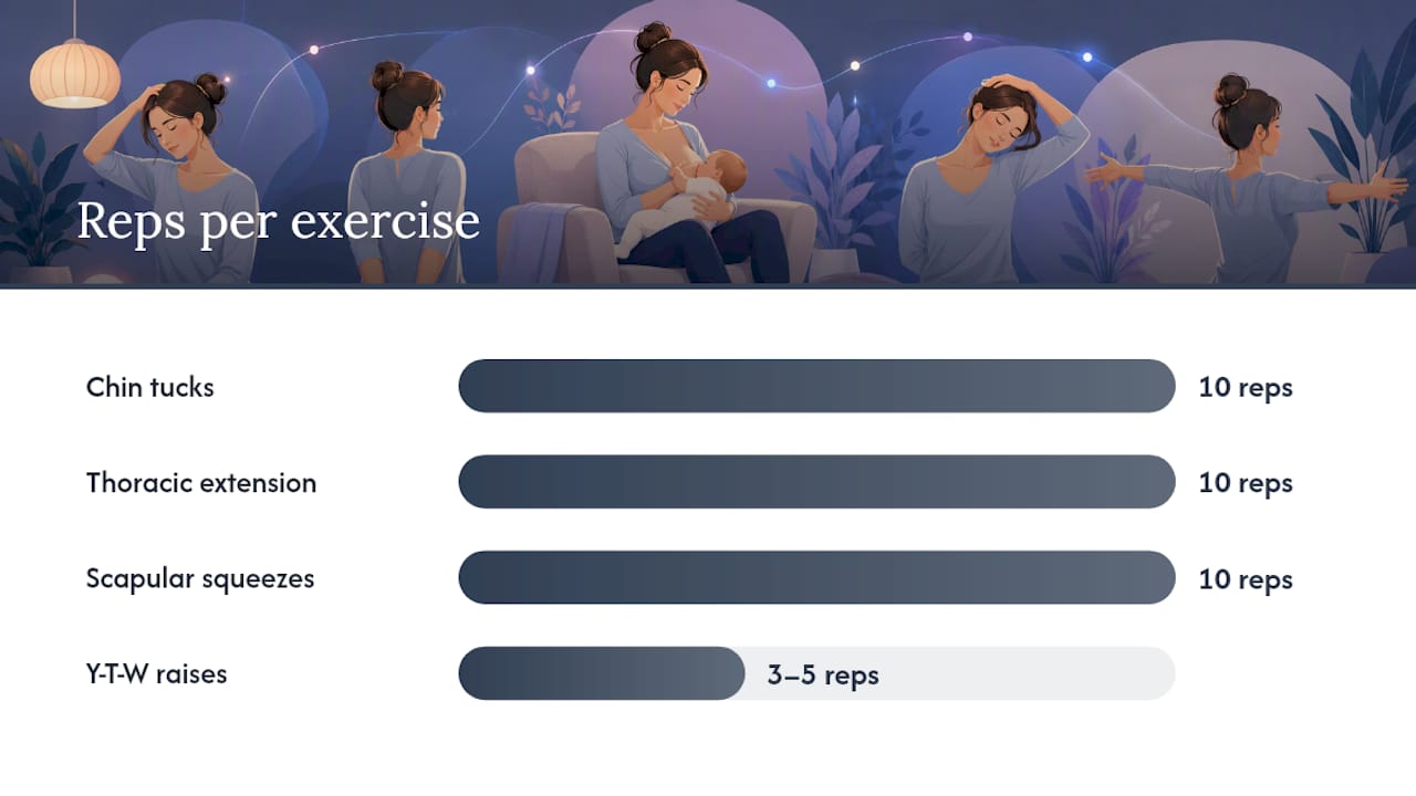 Fast Relief and a Daily Exercise Routine — overview diagram